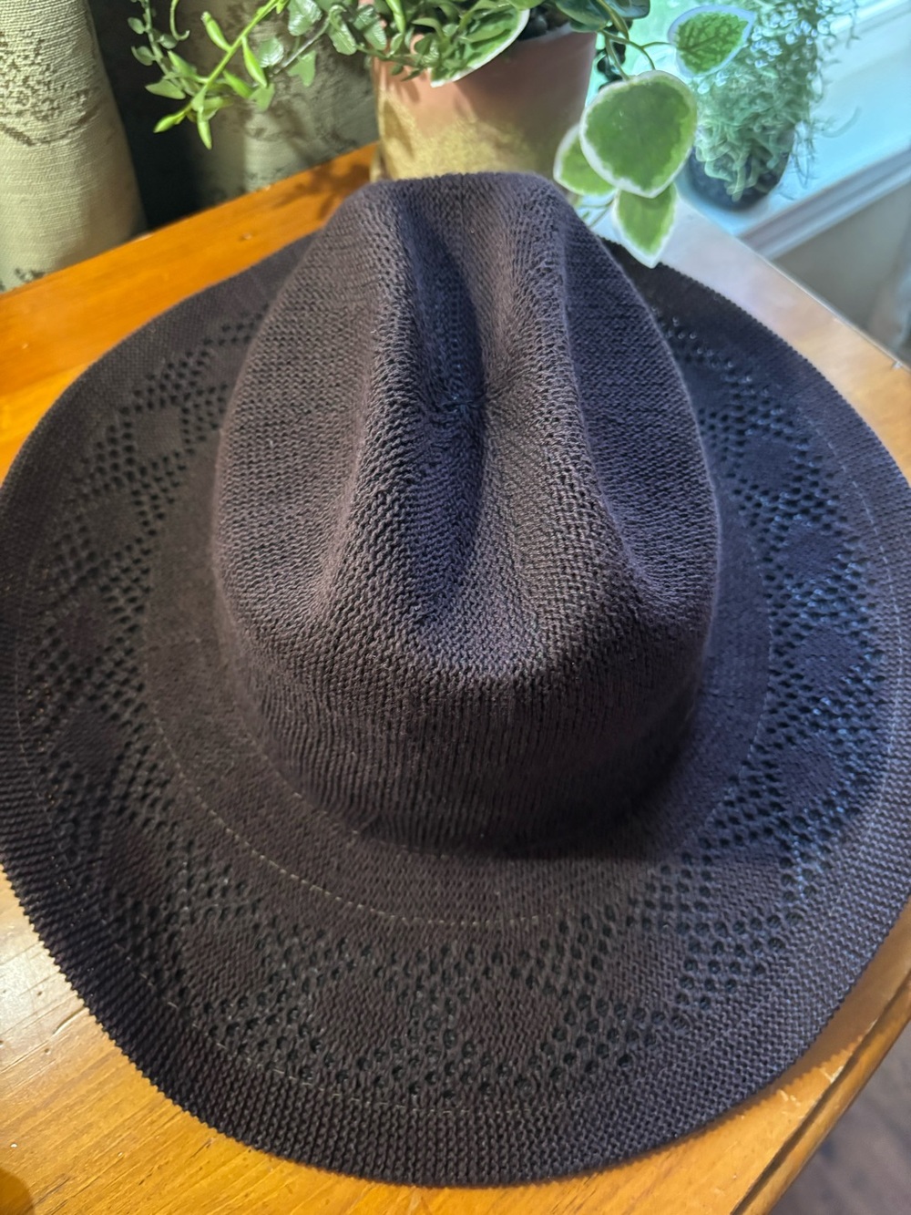 NWT Wyeth Evie Packable Mesh  Hat Brown